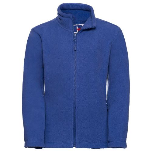 Russell Europe Kids Full-Zip Outdoor Fleece Bright Royal